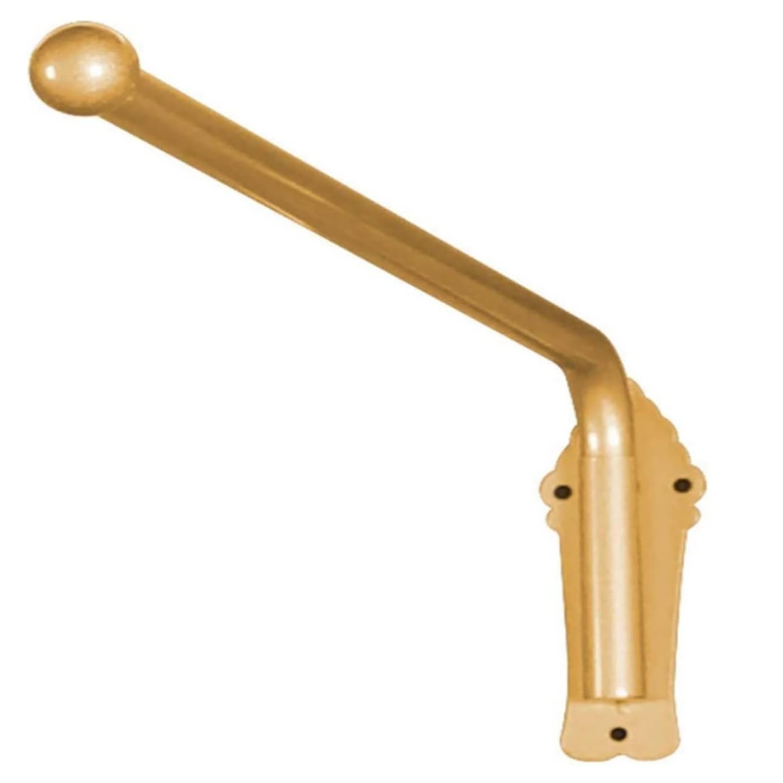 RVUEM Heavy Duty Swing Arm Curtain Rods, Portiere Rod for Side Panels, Window Curtain Display Stand, Drapery Arm, Door Curtain Rail, Swing Arm,Gold,70cm