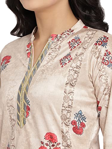 Image of Ahalyaa Women's Digital Print Velvet Kurta With Palazzo (AHKUPZ-COMBO-411-12-13)