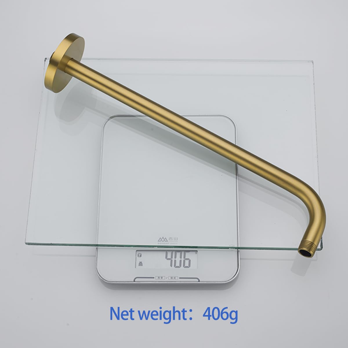 SW-RD91018-16CB ramię Exteon, montowane na ścianie, stal inless premium, 40,6 cm, brąz szampański, akcesoria łazienkowe i elegancki design