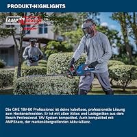 Bosch Professional 18V System Akku-Heckenschere GHE 18V-60 (bürstenloser Motor, Schnittkapazität von 20 mm) – Ansicht 6