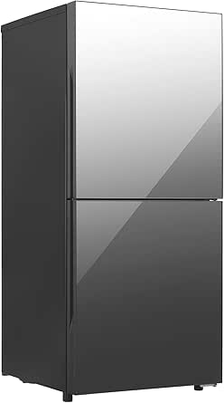 TWINBIRD(ツインバード) 2ドア冷凍冷蔵庫 幅49.5cm 121L 右開き HR-GJ12B ブラック 自動霜取り 大容量冷凍室 一人暮らし 製氷皿付 燕三条商品画像