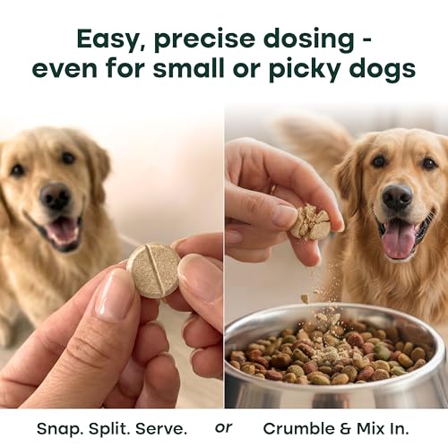 Natureflow Hip and Joint Supplement for Dogs 50ct, Power of Nature, Made in USA, Up to 100 Days Supply, with Green-Lipped Mussel, Glucosamine, Chondroitin, MSM & Devil’s Claw, for All Breeds