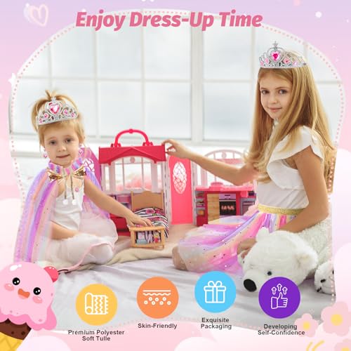 Disfraz de Princesa 9 piezas para niñas FunMission miniatura 4