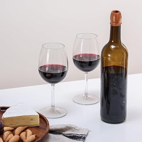 Miniatura 6 de Tapones de vino para botellas de vino, nuevo tapón de botella reutilizable de silicona para botellas con gas, tapas de cubierta para champán,