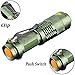 Pocketman Pack of 6, 7W 300LM SK-68 3 Modes Mini LED Flashlight Torch Tactical Lamp