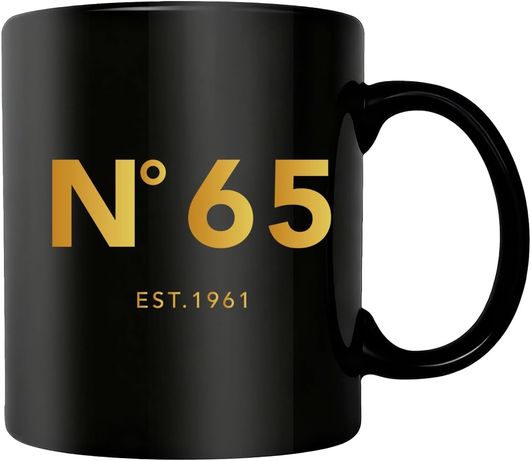 65th Birthday Bifts For Men Women,65 Year Old Birthday Gifts for Women Men,65th Birthday Gifts Women men Dad Sister Best Friends, Birthday Presents Coffee Mug Black