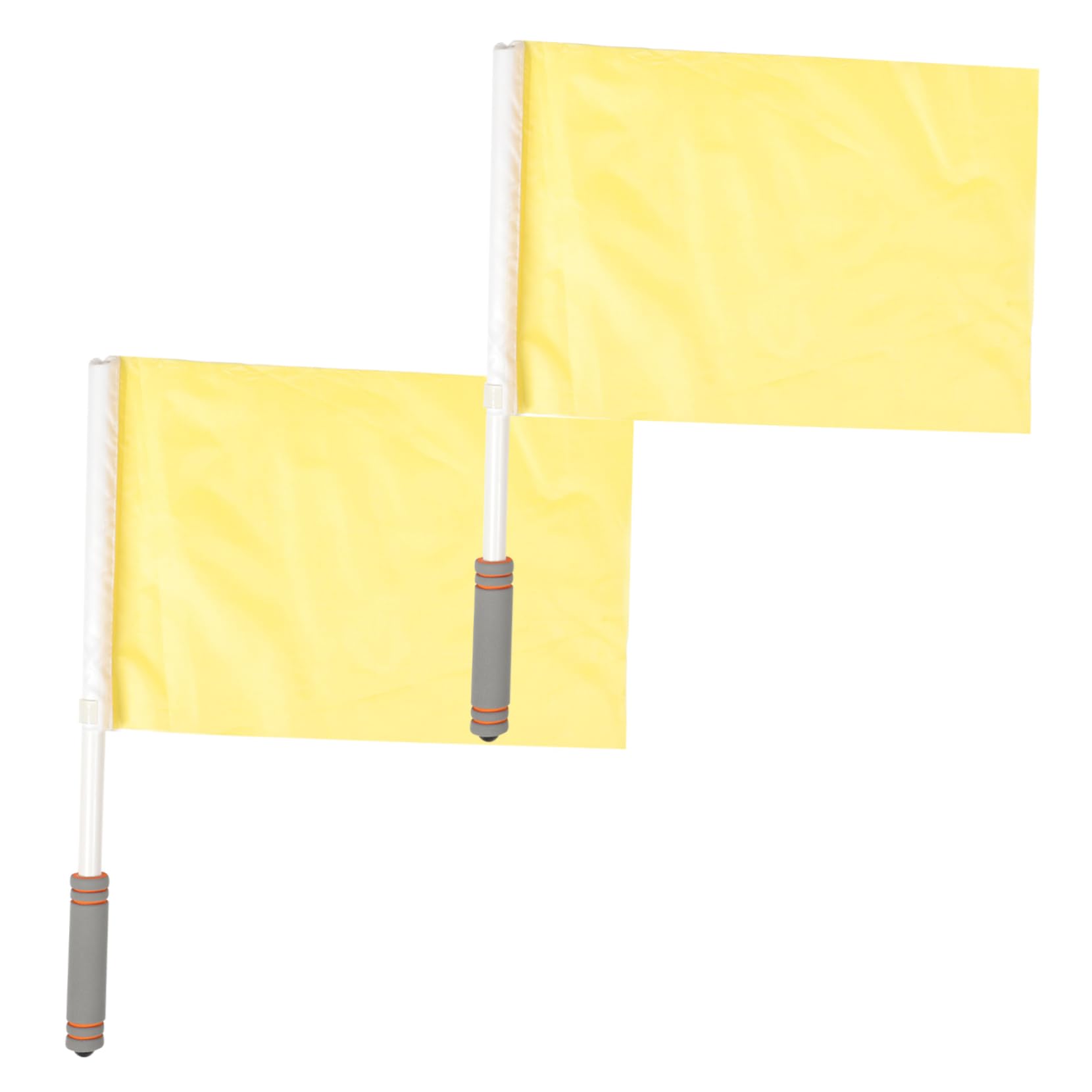 GOOHOCHY Flags Set 2pcs Signal Flags Poles Sport Equipment for Football Soccer Volleyball Games