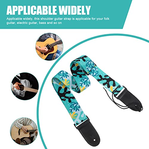 SUPVOX Sangle de guitare classique folk guitare bandoulière cadeau de guitare remplacement de la courroie - Les Beatles, Paul McCartney, John Lennon, RIngo Starr, George Harrison SUPVOX Sangle de guitare classique folk guitare bandoulière cadeau de guitare remplacement de la courroie – Image 6