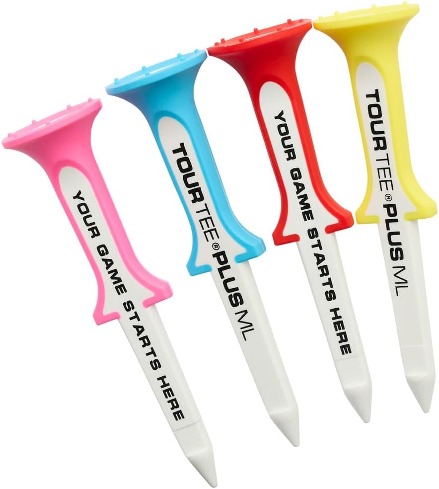 Tour Tee Plus MID Launch 4 Pack Golf Tees
