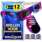 exclipse – Sonnenfinsternisbrille 12er-Pack mit Handy-Filter – ISO 1231
