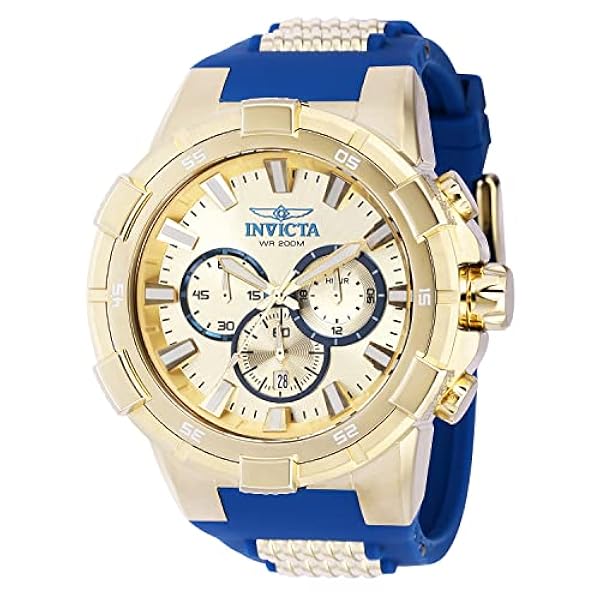 INVICTA Reloj analógico para Hombre de Cuarzo con Correa en Silicona 35236