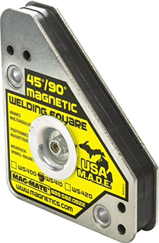 Image of MAG-MATE WS410AX3 3-Axis Hold Magnetic Welding Square with Covered Magnet and 75 lb Capacity