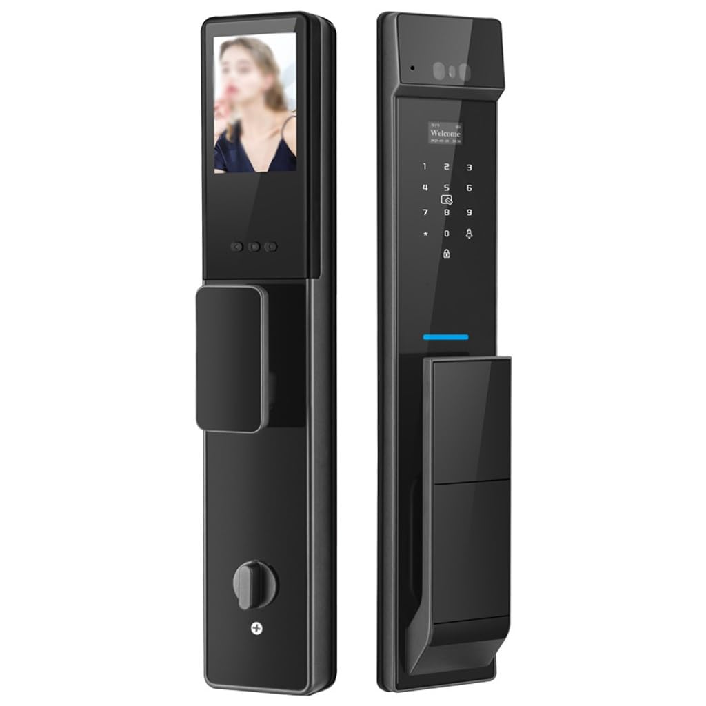 Serrure intelligente à empreinte digitale et mot de passe pour porte d'entrée de maison