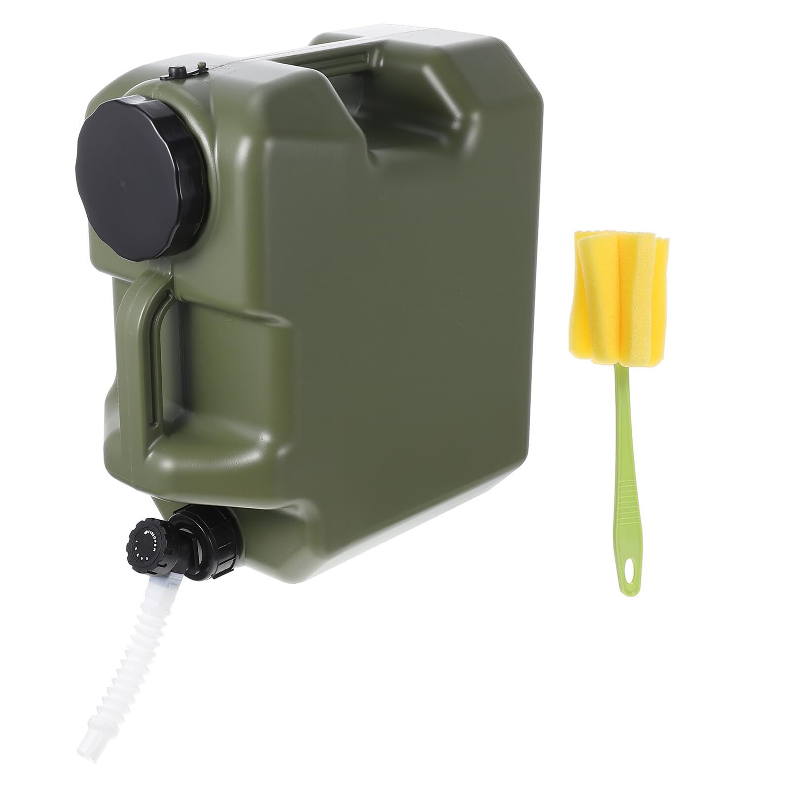 FOMIYES Tanica per Acqua da Campeggio 18L in PE, Manico, Portatile, per Picnic e Gite in Auto, Contenitore Acqua Pratico