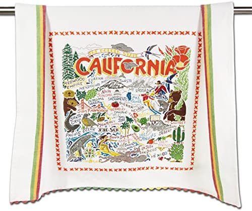 catstudio California Dish & Hand Towel | Great for Kitchen, Bar, & Bathroom