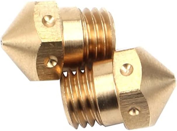 review WANGYOUCAO 2pc 3D Printer Parts MK10 Nozzle for Hotend Kit Mk10 Brass Nozzle M7 3D Printer Brass MK10 Nozzle 3D Printing Accessories (Size : 0.4mm)