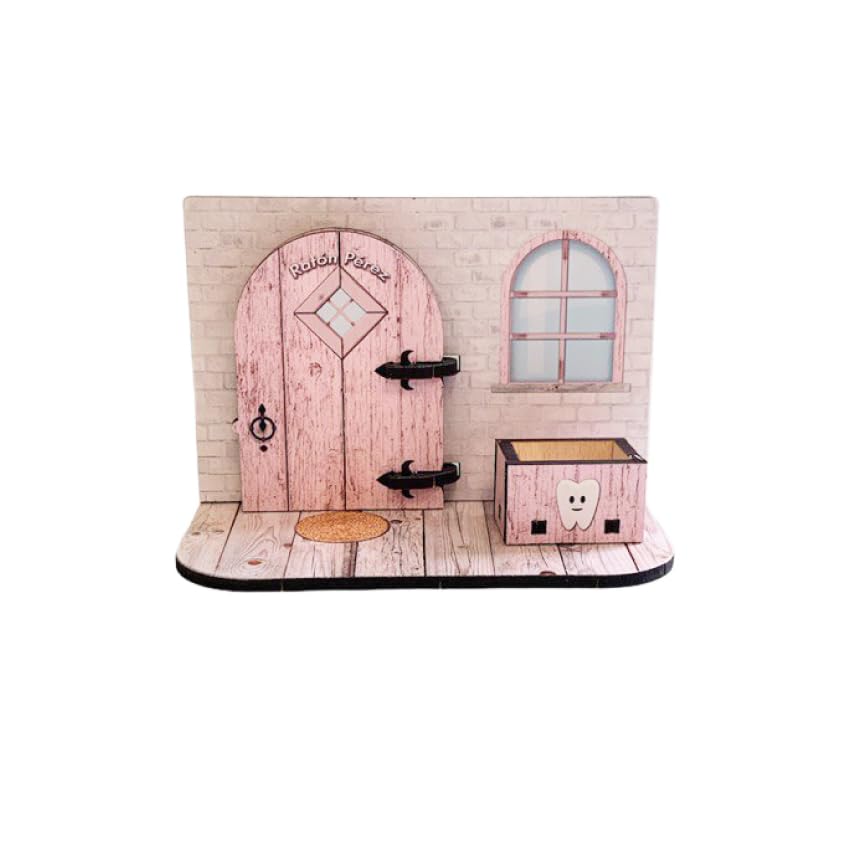 MADERCLIP Magic Door Ratoncito Perez (Pink), 13.5 x 6.5 x 9 cm - Image 3