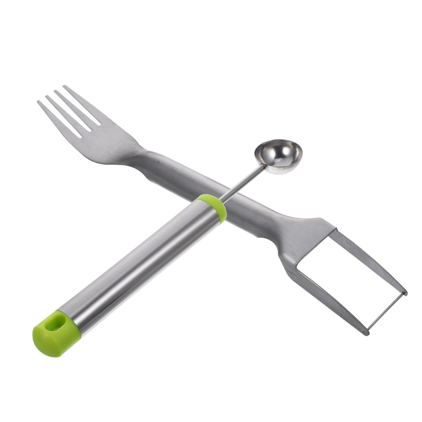 SOLUSTRE 1set Watermelon Slicer Fruit Baller for Easy Watermelon Cutting and Serving and Polished Design for Melon