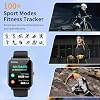 Smart Watch, Smartwatches for Men Women, 1.85 HD Fitness Tracker (Answer/Make Calls), 120+ Sport Modes, Heart Rate/Sleep Monitor, IP68 Waterproof Fitness Watch, Smartwatch for Android iOS (Black)