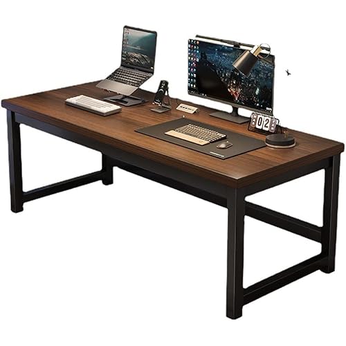 Amazon.com: DHTDVD Computer Desk Desktop Home Office Desk Student ...