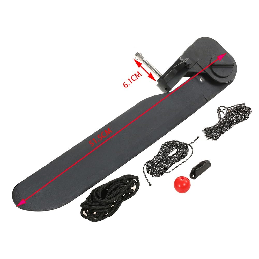 Kit de timón de nailon para kayak con sistema de dirección de control de pie y cuerdas