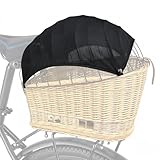Sonnensegel für Hundefahrradkorb Hinten Hundekorb Fahrrad - Sonnensegel für Fahrradkorb Hunde Einkaufskorb, Hundefahrradkorb Zubehör, Sonnenschutz für Hundekorb Fahrrad Hinten, Atmungsaktiver Tragbar