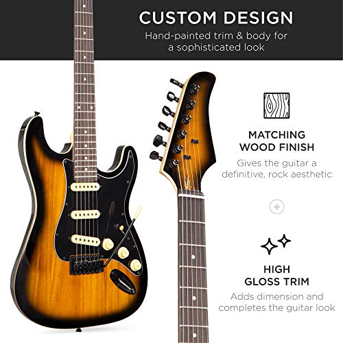 image for Best Choice Products 39in Full Size Beginner Electric Guitar Starter K