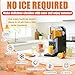 zhenmaster Slushie Machine All-in-One Slushy Maker for Home, Soft Serve Ice Cream Maker Auto-Clean, 5 Preset Programs Cocktails, Frappés, Ice Cream, Smoothies, Milkshakes,Summer Parties