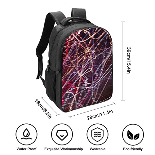 Sac à dos d'école imprimé 3D cool avec grand volume 40cm - 2