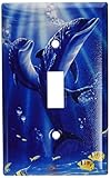 Art Plates - Sunlit Dolphins Switch Plate - Single Toggle
