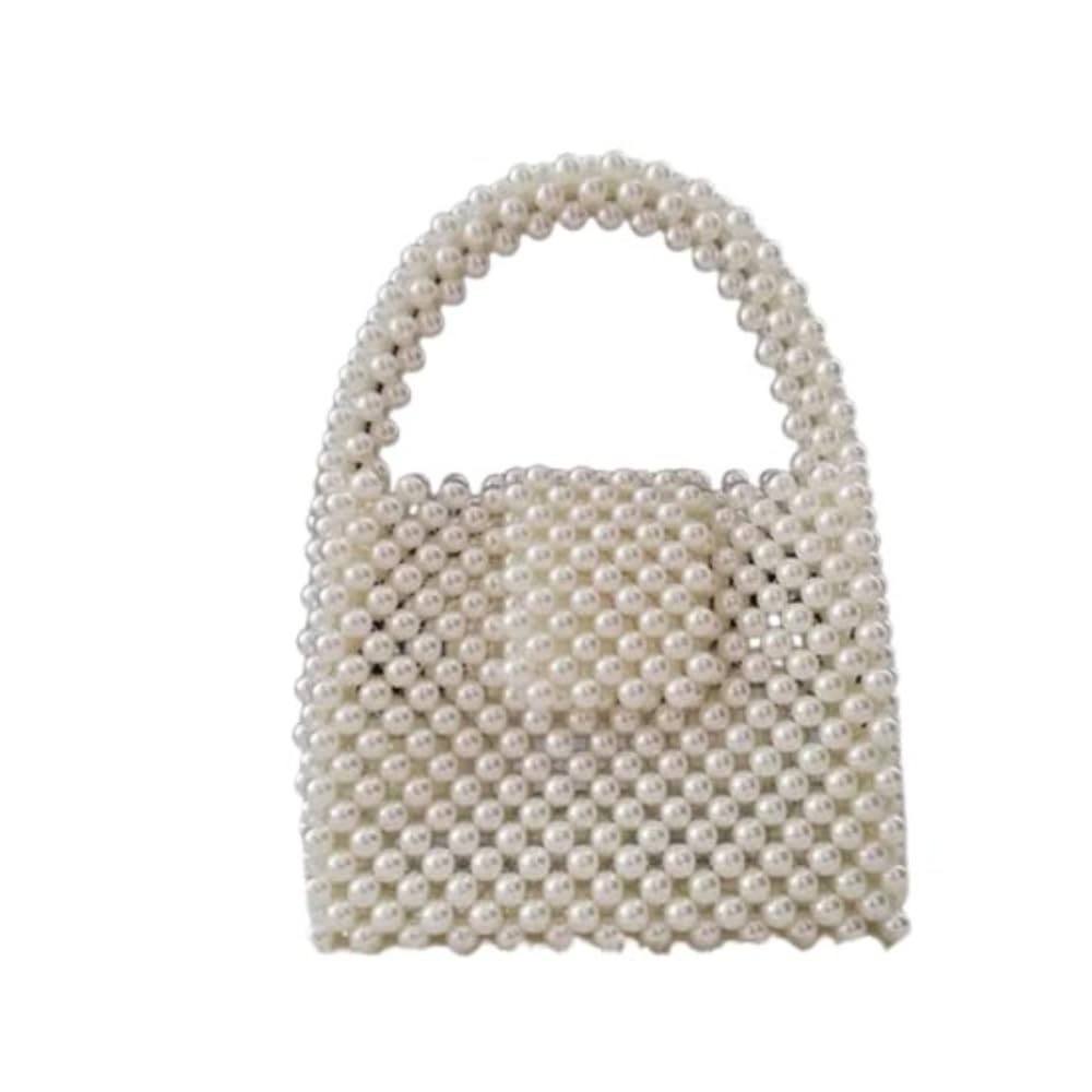 Crystal Pearl Beaded Bag for Ladies | Luxury Formal Purse for Girls | Mini Fashion Handbag for Women | Latest Elegant Evening and Gifting Bag-image-16