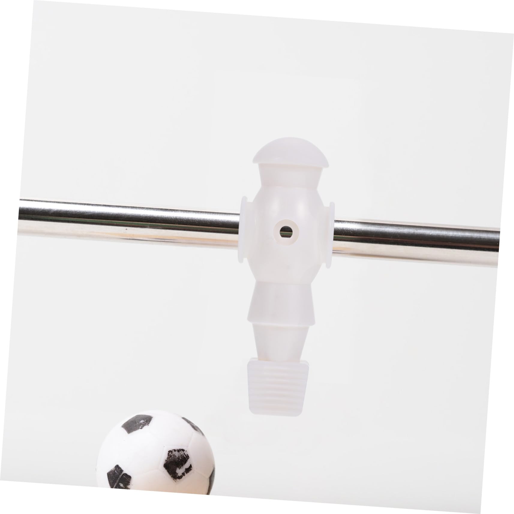 Accesorio para Futbolín 4 Piezas Jugador de Futbol de Resina Blanco, Fácil de Instalar y Reemplazar Muñecas Antiguas para Máquina de Fútbol