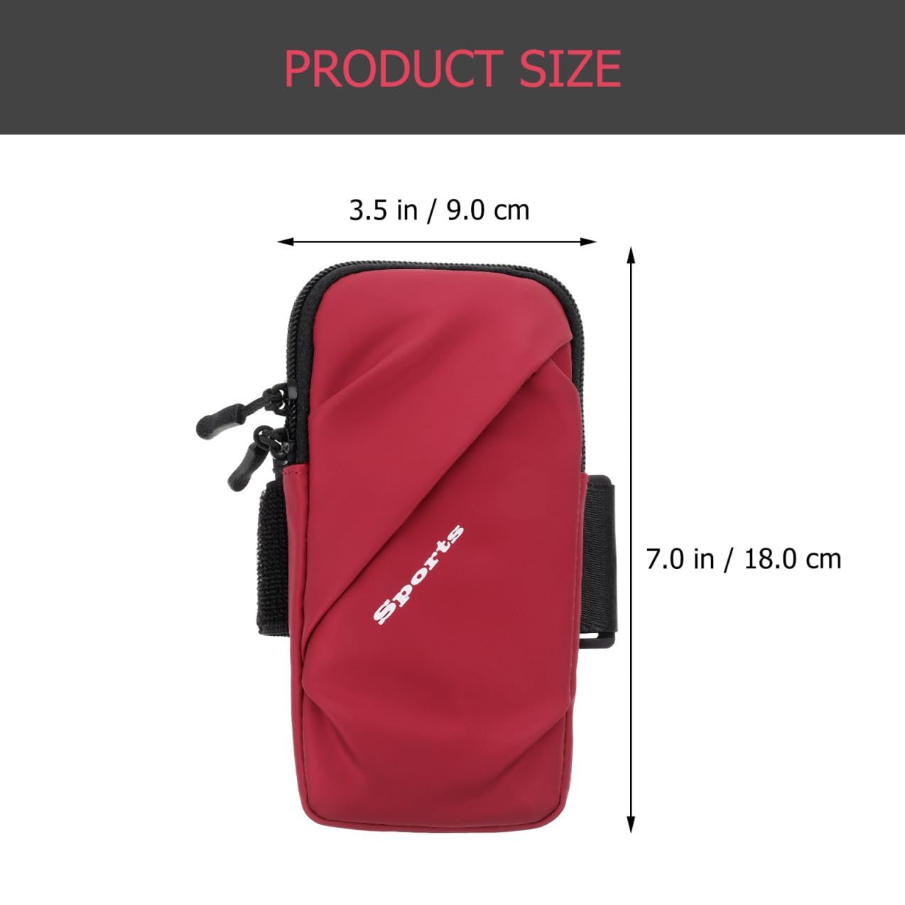 Gatuida 3piezas Bolsillo Deportivo para Teléfono para Correr Funda De Brazo Ligera y Práctica Compatible Móviles para Deportes Al Aire