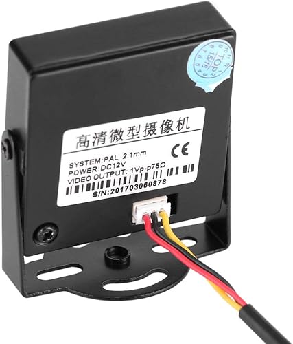 Miniatura 6 de Cámara gran angular, duradera mini HD 700TVL 170 gran angular cámara de vigilancia de fácil instalación de 0.083 in lente cámara de seguridad para