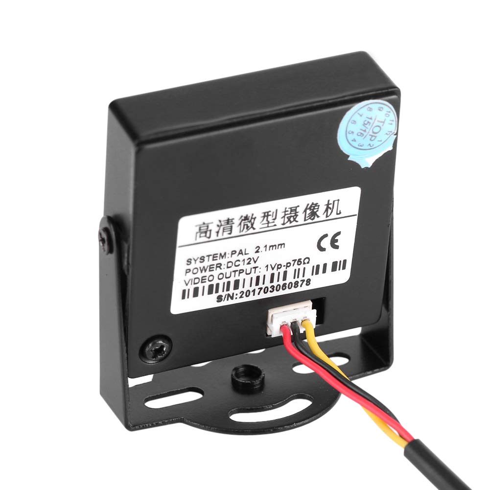 Mini telecamera impermeabile - Telecamera di sicurezza grandangolare HD 700TVL 170 °, obiettivo con messa a fuoco da 2,1 mm Mini telecamera nascosta spia Telecamera CCTV a colori per uso domestico