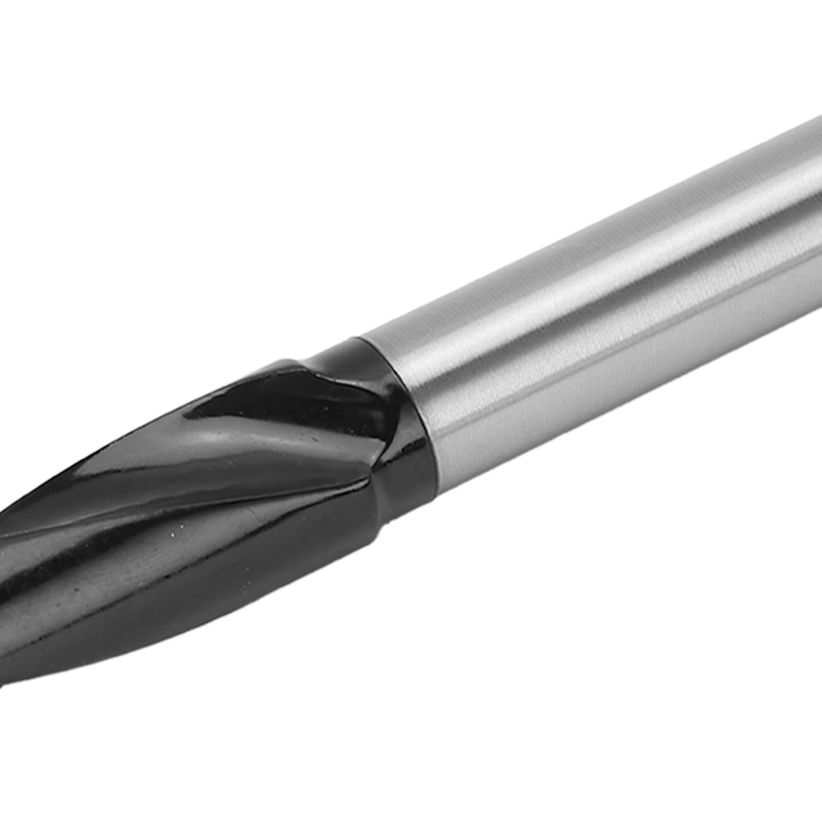 Black Woodworking Spiral Router Bit, PTFE Coated 1/2in Shank, Accurate Fast Robust for Wood Spiral Bottom Cutter