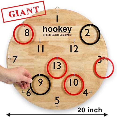 Elite Hookey Ring Toss Games - Gifts for Men, Games for Boys or