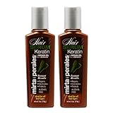 Mirta De Perales Keratin Hair Serum with Argan Oil 4oz'Pack of 2'