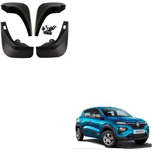 Auto Addict Mud Flaps Set of 4 for Renault Kwid