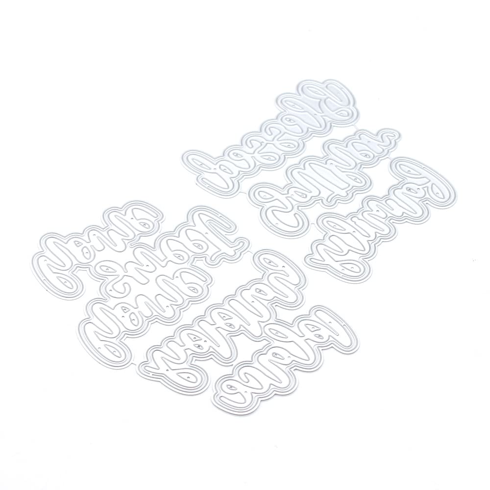 KSCRAFT Kindness Matters Metal Cutting Dies - Shadow Words For Card Making & Scrapbooking
