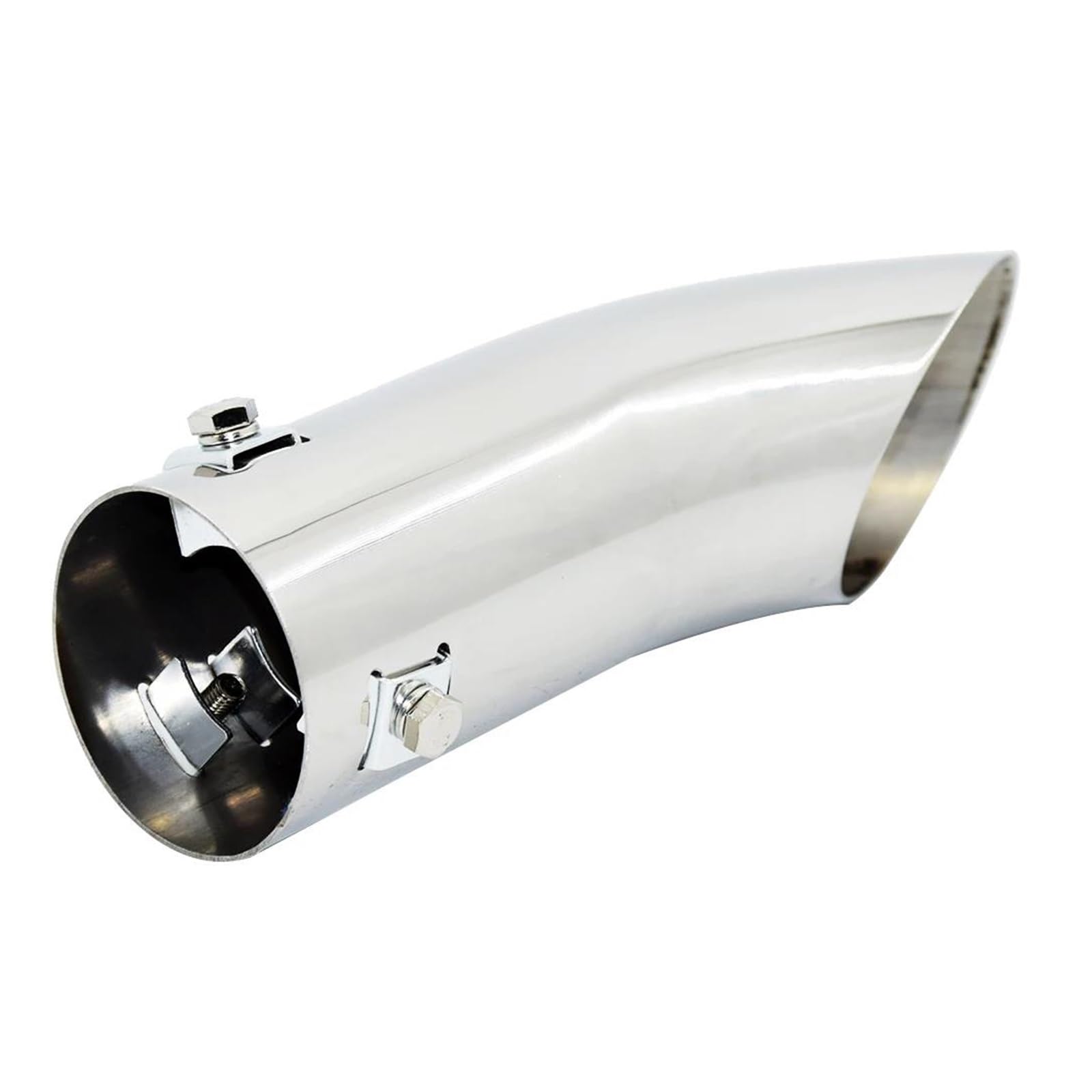 Terminale Di Scarico Per Auto/SUV In Acciaio Inox Da 59 Mm, Lunghezza 185 Mm