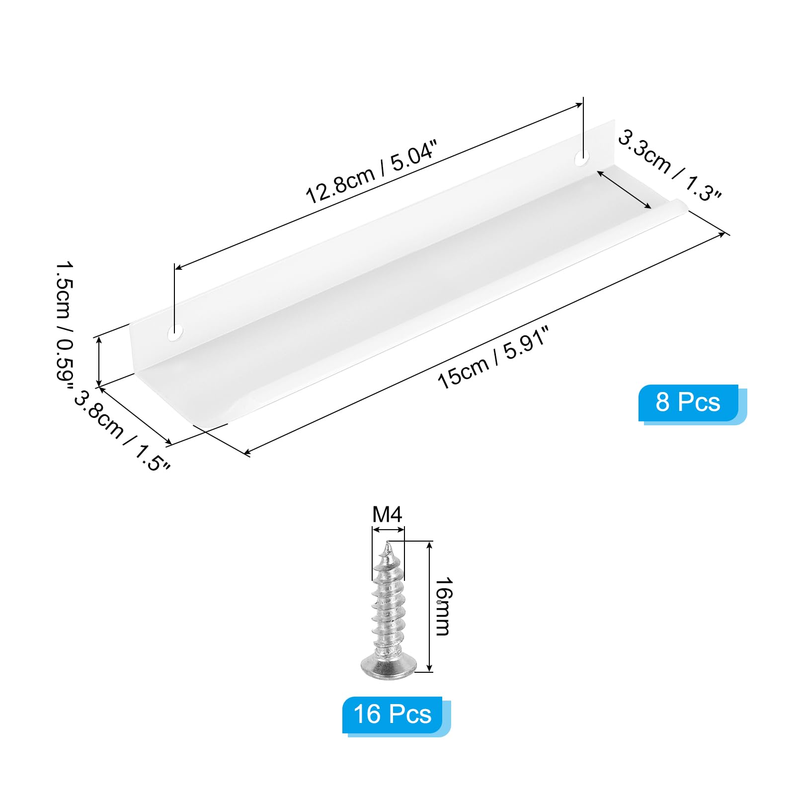 PATIKIL Mount Finger Edge Pull - Image 2