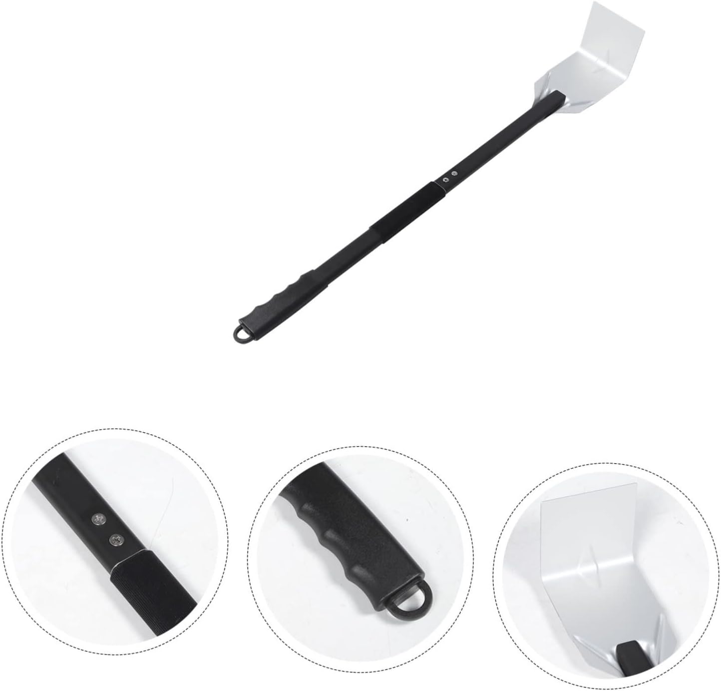 Fireplace Ash Cleaning Tool Handle -Handled Scraper for Efficient Ash Removal from Grills and Ovens for BBQ and Grill