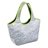 Cool Everyday Shoulder Bag For Women | Made of Insulated Neoprene | Works Great As Baby Diaper Bag and Women Tote Handbag | This Women’s Lunch Bag Purse Is Cool, Washable and Travel Friendly