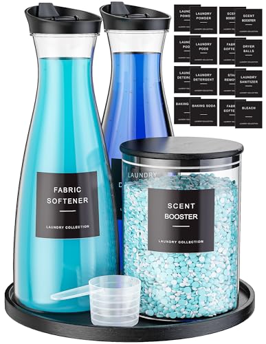 Galasily 2+1 Pack Laundry Detergent Dispenser & Laundry...