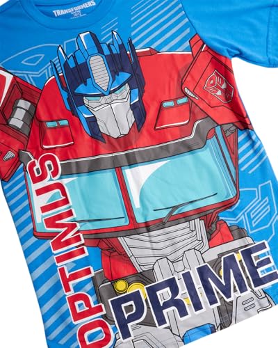 Transformers Boys T-Shirt - 2 Pack Optimus Prime Bumble Bee Autobot Graphic Tee - Short Sleeve Shirt for Toddler/Boys (3T-16)4