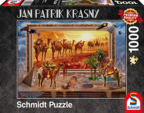 Schmidt Spiele Puzzle per Adulto: il Deserto, 1000...