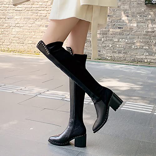 Bottes extensibles à la mode ajustées pour mollets larges - 6