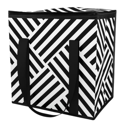 DURASACK Medium Insulated Food Delivery Bag – 13'x7'x13' Reusable Thermal Tote for Hot & Cold Meals – Portable, Foldable Meal Carrier for Takeout, Grocery, and Personal Use