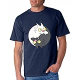 Gatoss Bola de Nieve - Camiseta Manga Corta de Hombre (Azul Marino, L)